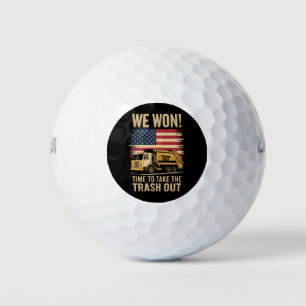 Balles De Golf Trump 2024 Nous avons gagné Victoire Victoires Inv