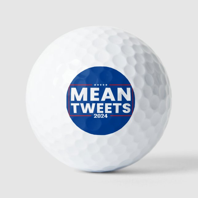 Balles De Golf Trump 2024 Tweet Moyenne des élections (Recto)