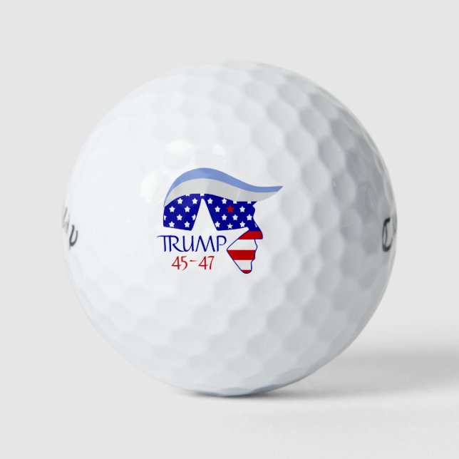 Balles De Golf Trump 45-47 Golf Balls (Devant)