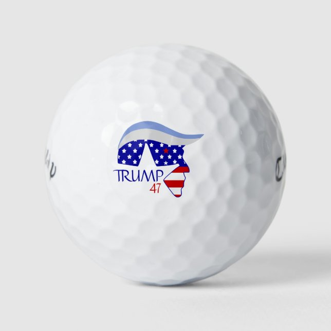 Balles de golf Trump 47 (Devant)