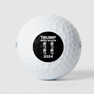 Balles De Golf Trump a encore gagné Élection 2024 Jour d'investit