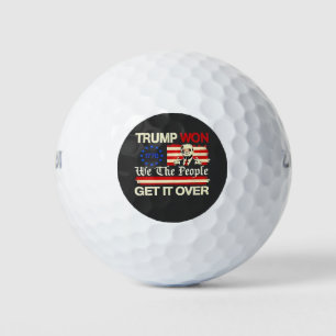 Balles De Golf Trump a gagné Nous le Peuple Passons à Autre Chose