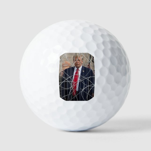 Balles De Golf Trump à la frontière (Recto)