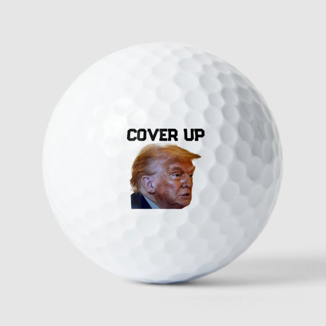 Balles de golf Trump Cover Up (Recto)