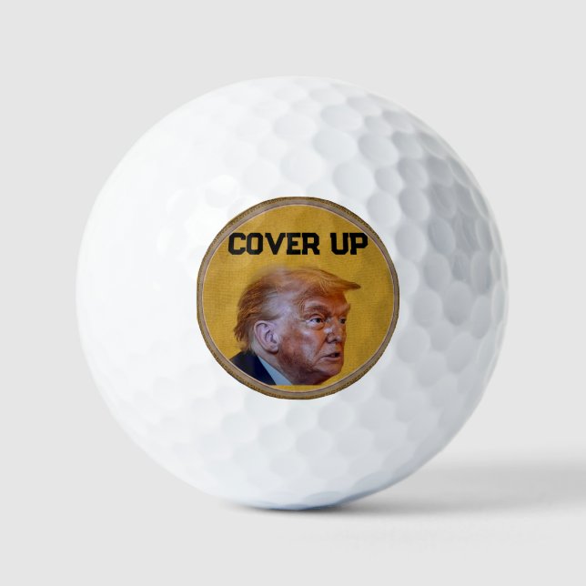 Balles de golf Trump Cover Up (Recto)