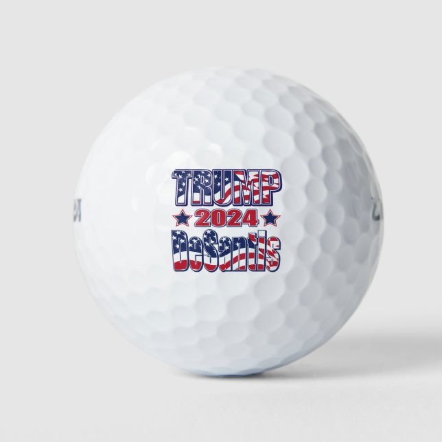 Balles De Golf Trump-DeSantis (Devant)