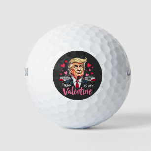 Balles De Golf Trump est le président de la Saint Valentin