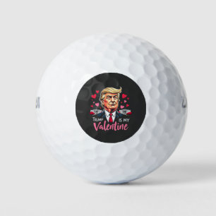 Balles De Golf Trump est le président de la Saint Valentin