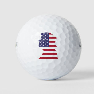 Balles De Golf TRUMP et drapeau