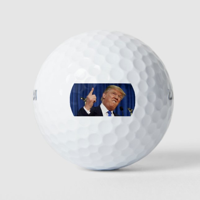 Balles De Golf Trump Golf Balls (Trump Finger Pointing) (Devant)