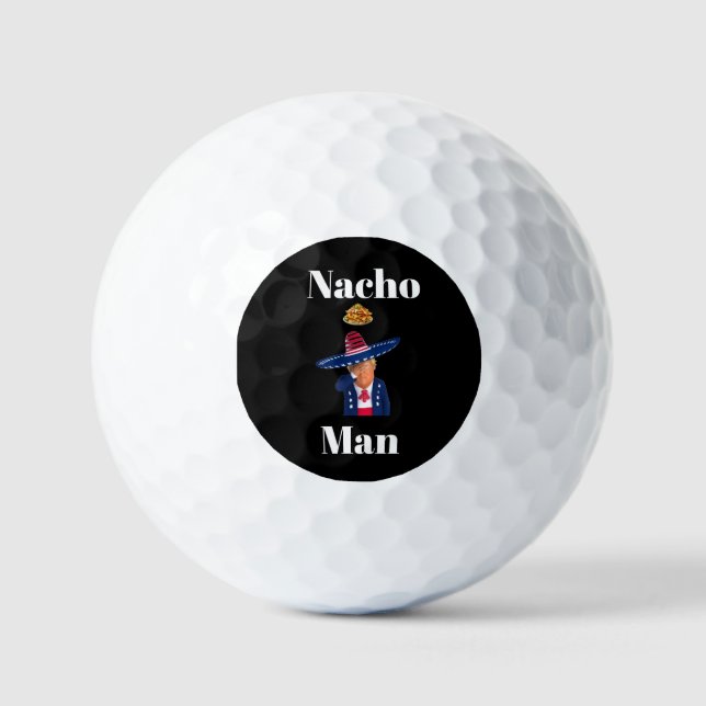 Balles De Golf Trump Nacho Nacho Man Golf Ball (Recto)