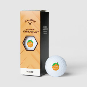 Balles De Golf Trump Orange Callaway Warbird