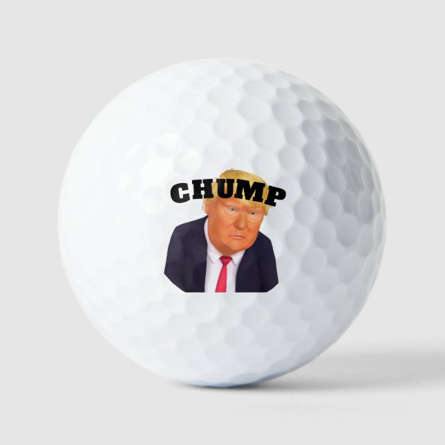 Balles de golf Trump/Trump l'imbécile (Recto)