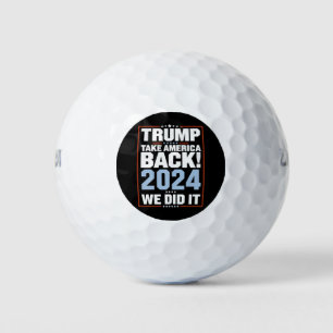 Balles De Golf Trump USA Drapeau Président 47 Trump