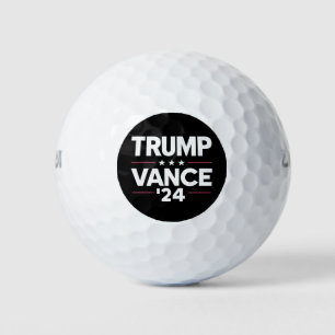 Balles De Golf Trump Vance 2024 Pour Président VP USA Election