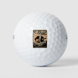 Balles De Golf TRUMP vintage 2024 Rocks COMEBACK TOUR