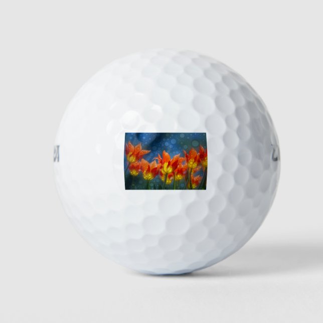 Balles De Golf Tulipes (Devant)