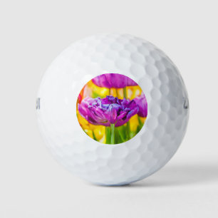 Balles De Golf Tulipes Enchantant rose foncé