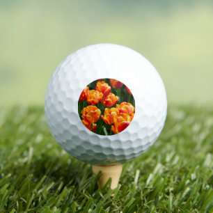Balles De Golf Tulipes orange vif dans le parc