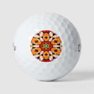 Balles De Golf Tulips Bouquet Motif