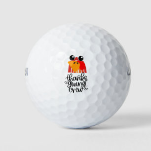 Balles De Golf Turquie équipe d'action de grâces drôle de joli go