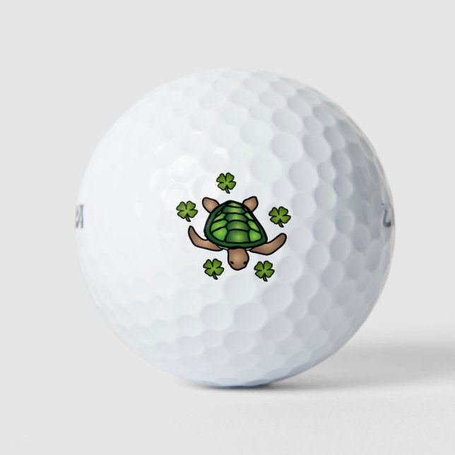 Balles De Golf Turtle et Clovers (Devant)
