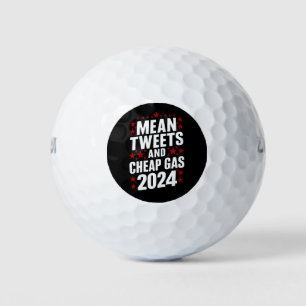 Balles De Golf Tweets Moyens Et Gaz Bon Marché Donald Trump 2024