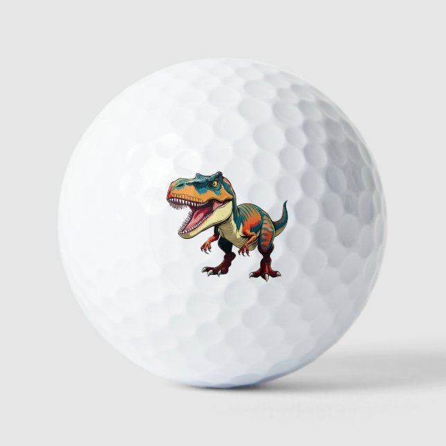 Balles De Golf Tyrannosaurus Rex (Recto)