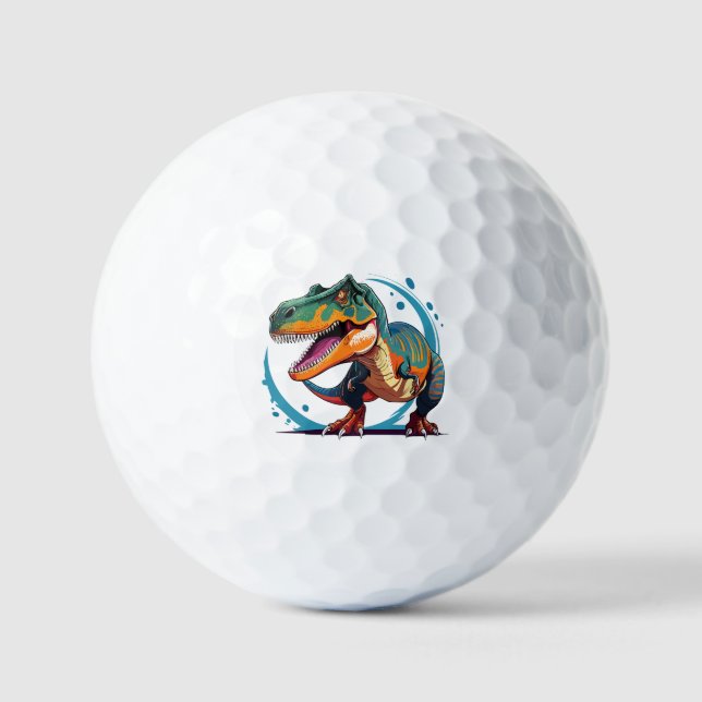 Balles De Golf Tyrannosaurus Rex (Recto)