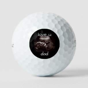 Balles De Golf Ultrasound Photo Love You Dad Club Titleist Pro VI