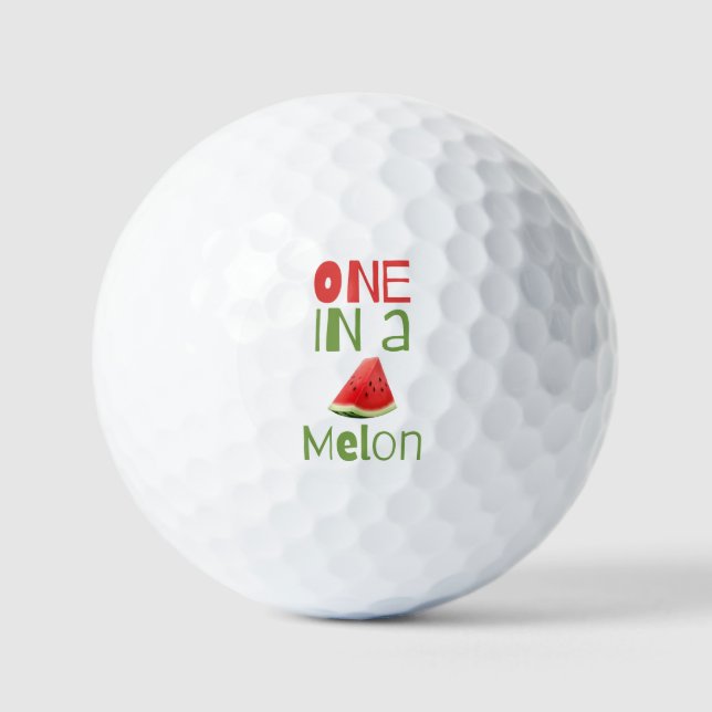 Balles De Golf Un à Melon (Recto)