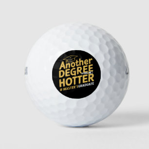 Balles De Golf Un autre diplôme Hotter Master's Graduation