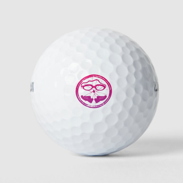 Balles De Golf Un grand cadeau de Triathlon pour votre ami ou fam (Devant)