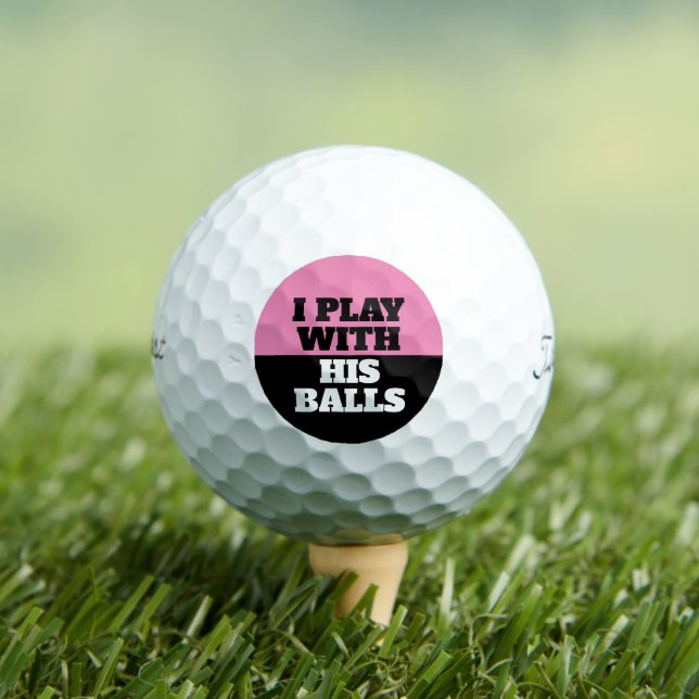 Balles De Golf Une femme joue avec tes couilles ? (T-shirt Insitu)