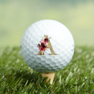 Balles De Golf Une florale
