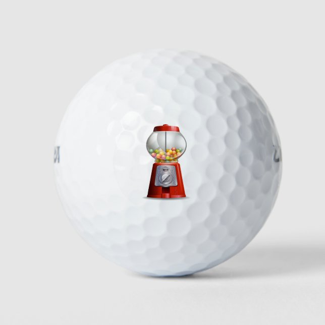 Balles De Golf Une machine à gumball (Devant)