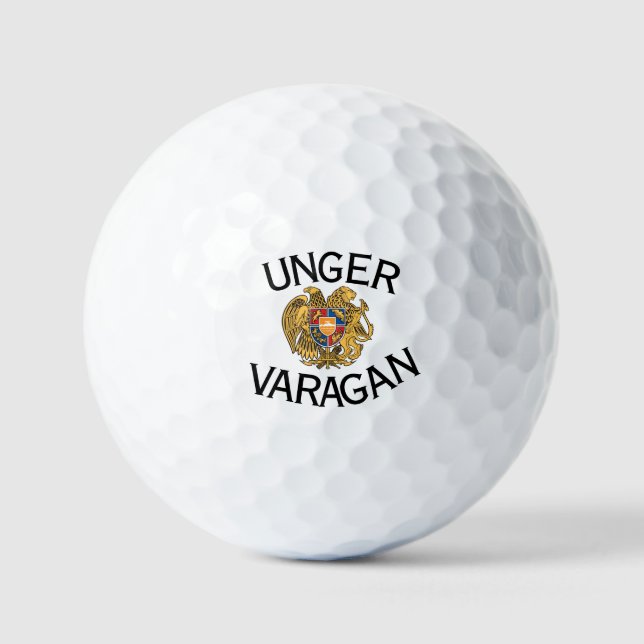 Balles de golf Unger Varagan (Recto)