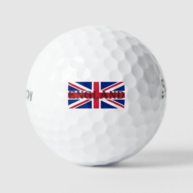 Balles De Golf Union Jack Drapeau Angleterre ssf gbcnt (Recto)