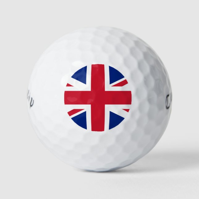 Balles De Golf Union Jack Drapeau cwb gbcnt (Devant)