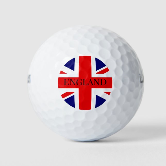 BALLES DE GOLF UNION JACK - LE DRAPEAU BRITANNIQUE      (Devant)