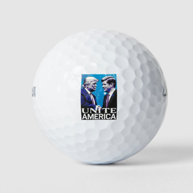 Balles De Golf Unir l'Amérique Icône Trump  (Devant)