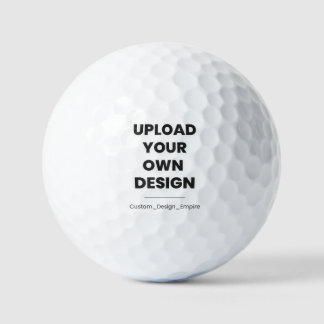 Balles De Golf Upload Your Own Design Here | Custom Template