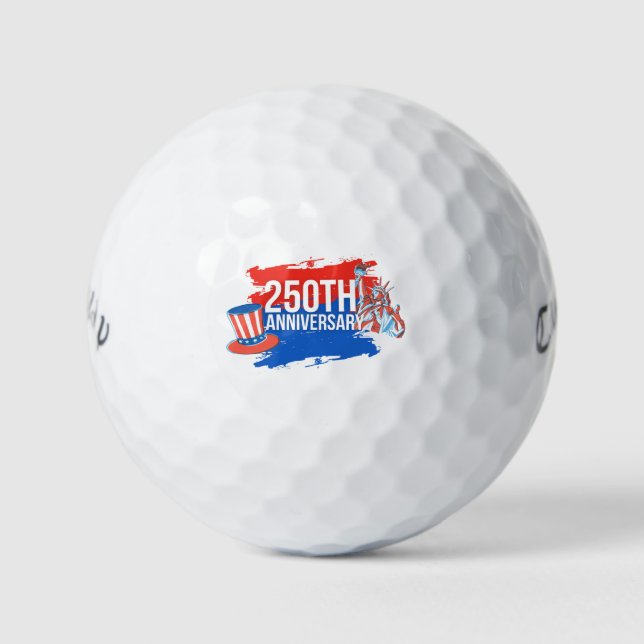 Balles De Golf US 250th Anniversary of Independence (1776–2026)  (Devant)