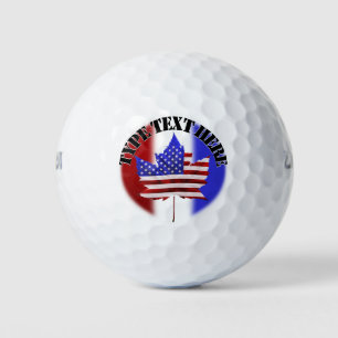 Balles De Golf USA Canada Golf Cadeau Custom US Canada Golf Balls