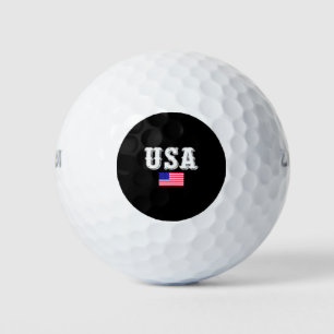 Balles De Golf Usa Flag-Usa-Flag-America-American-American Flag