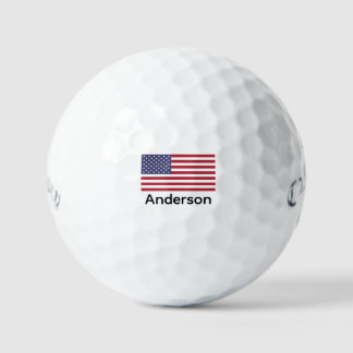 Balles De Golf USA Imprimer drapeau américain Personnalisé