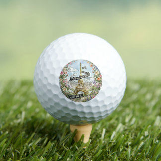 Balles De Golf Vacances à Paris, Golf, Tour Eiffel, Art français