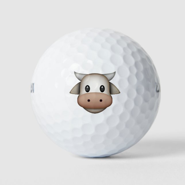 Balles De Golf Vache - Emoji (Devant)