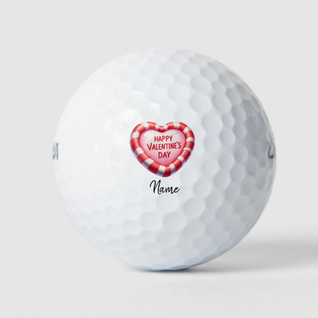Balles De Golf Valentine's to golfer avec amour vous (Devant)