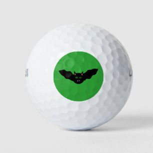 Balles De Golf Vampire Chat Face Bat Halloween Golf Ball
